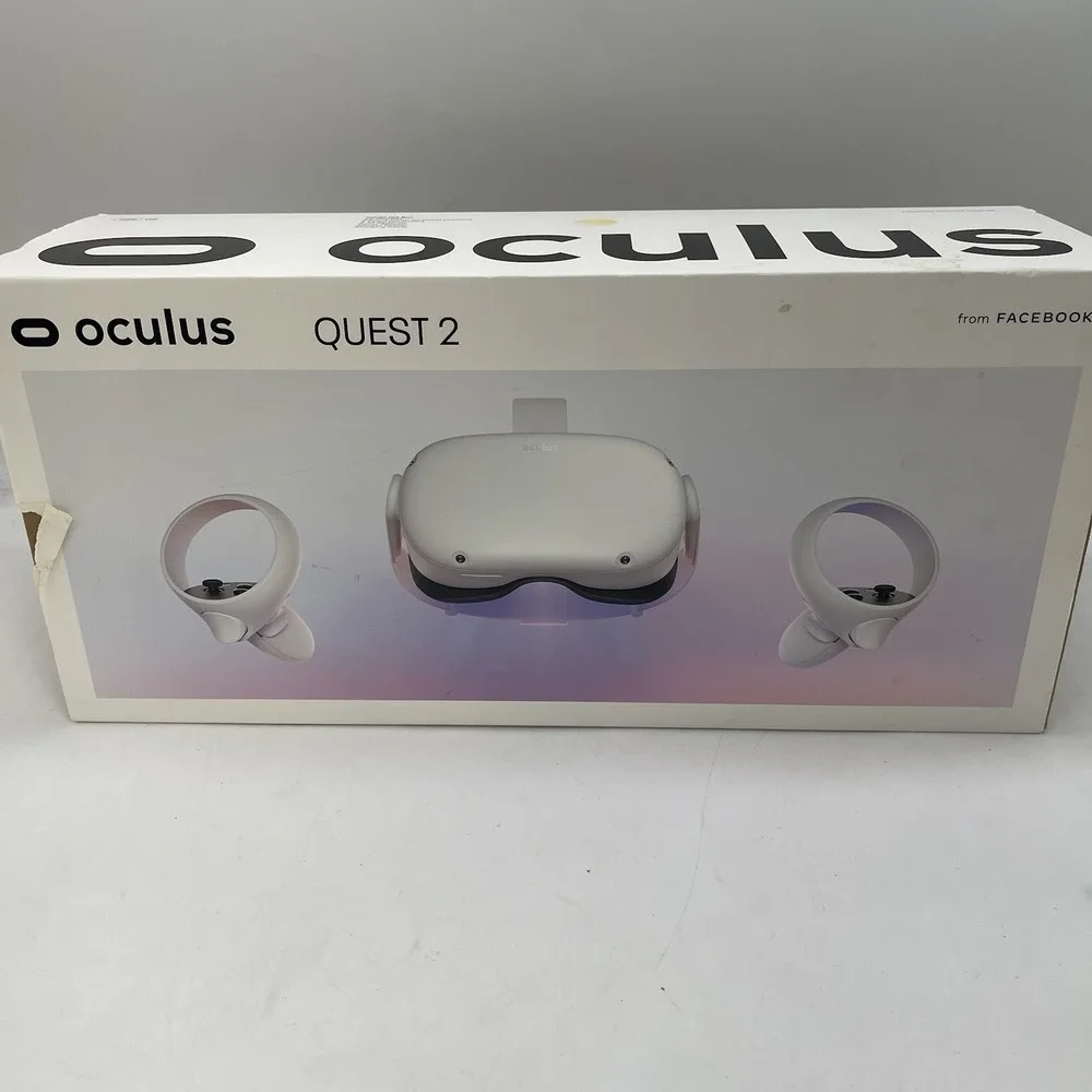 Meta Oculus Quest 2 KW49CM 128GB All-In-One VR Headset W/ Controllers & Box